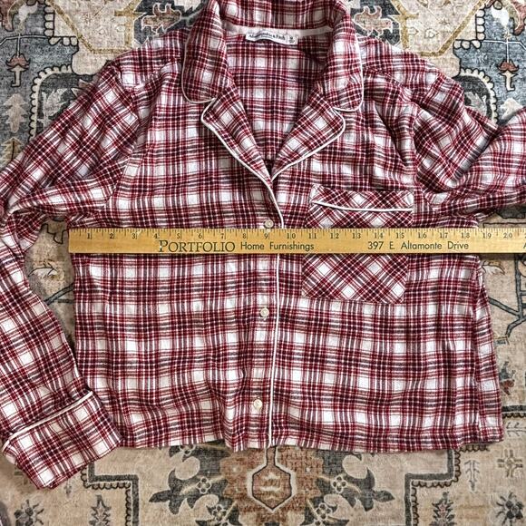 Abercrombie and Fitch PJ Set Christmas Holidays Comfy Cotton Pajamas Set M/L - Picture 13 of 14
